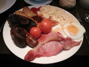 Parte della mia colazione il giorno dopo la London Marathon 2013...